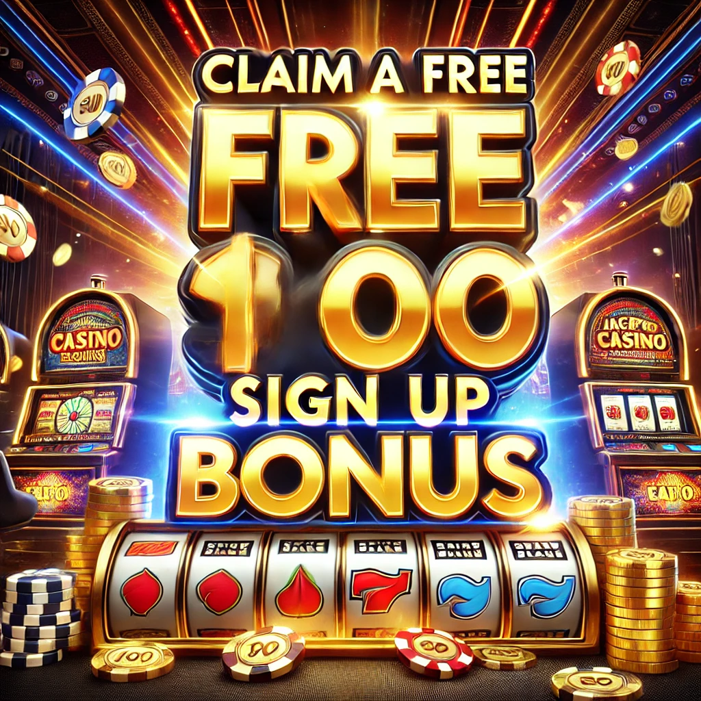 claim 100 sign up bonus