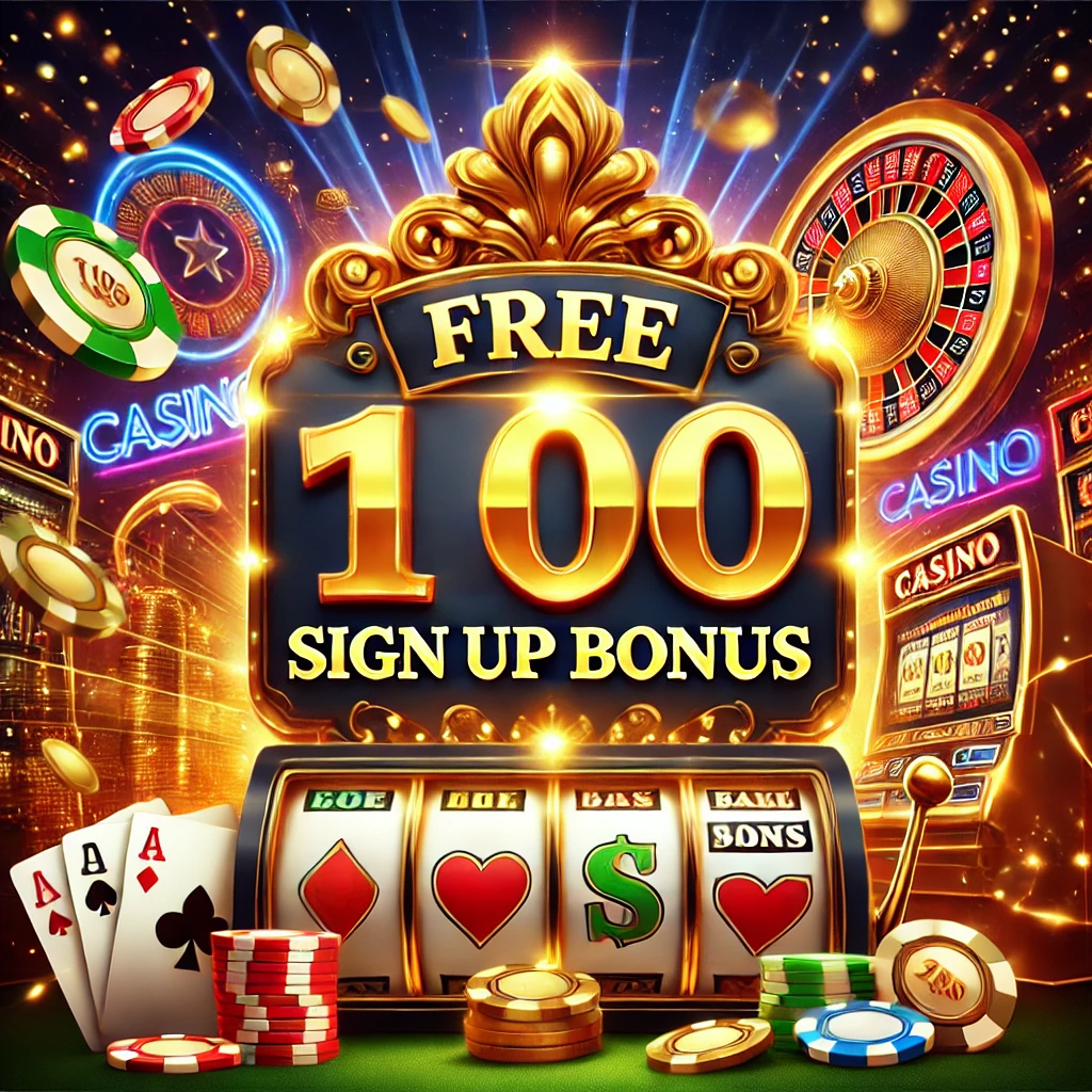 free 100 sign up bonus